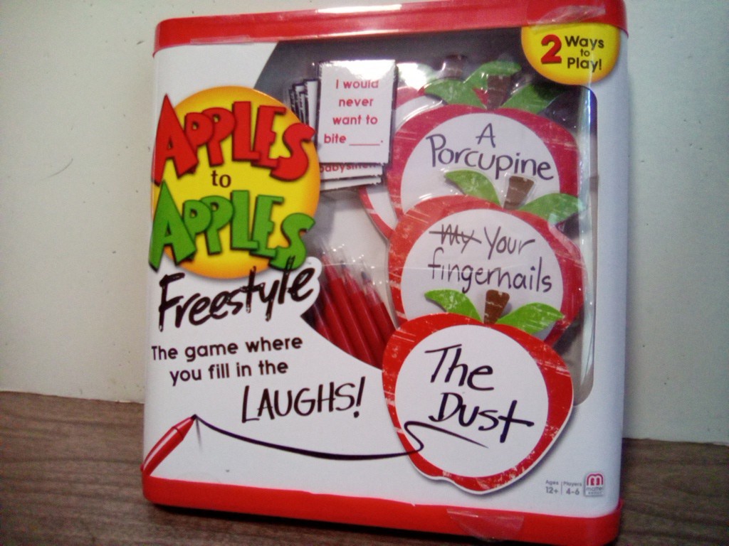 Apples to Apples Freestyle Mattel Game. 4-6 Players/Teams, Ages 15+ New