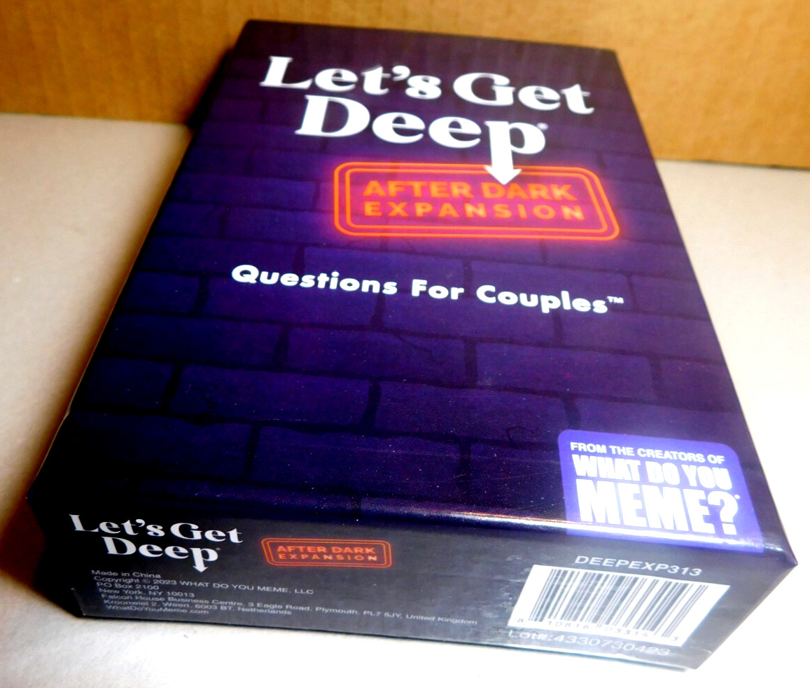 What Do You Meme~Let’s Get Deep Questions For Couples Ages 17 Years & Up