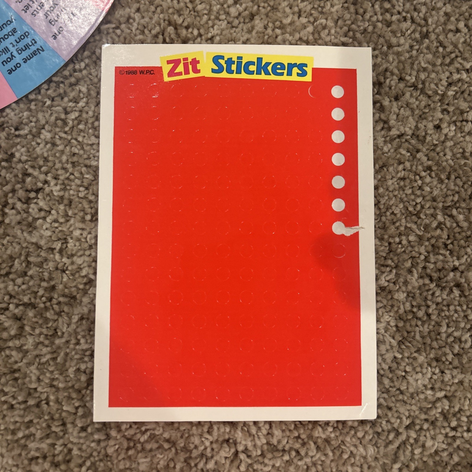 Vintage 1988 Girl Talk Board Game Golden Original W/Zit Stickers