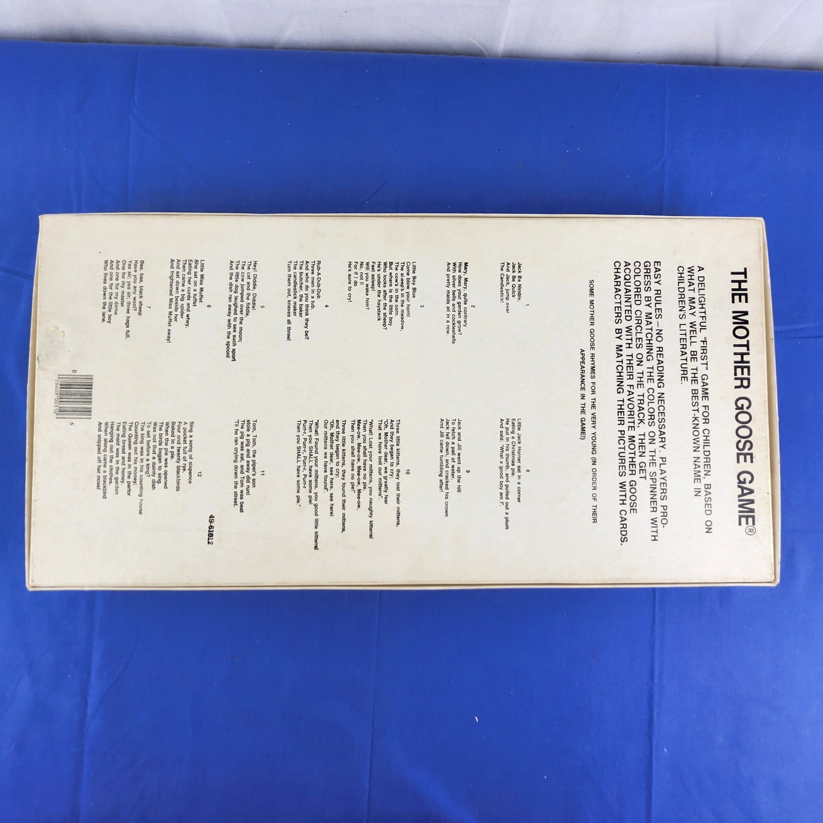 Vintage The Mother Goose Game (1971) by Cadaco *Complete*