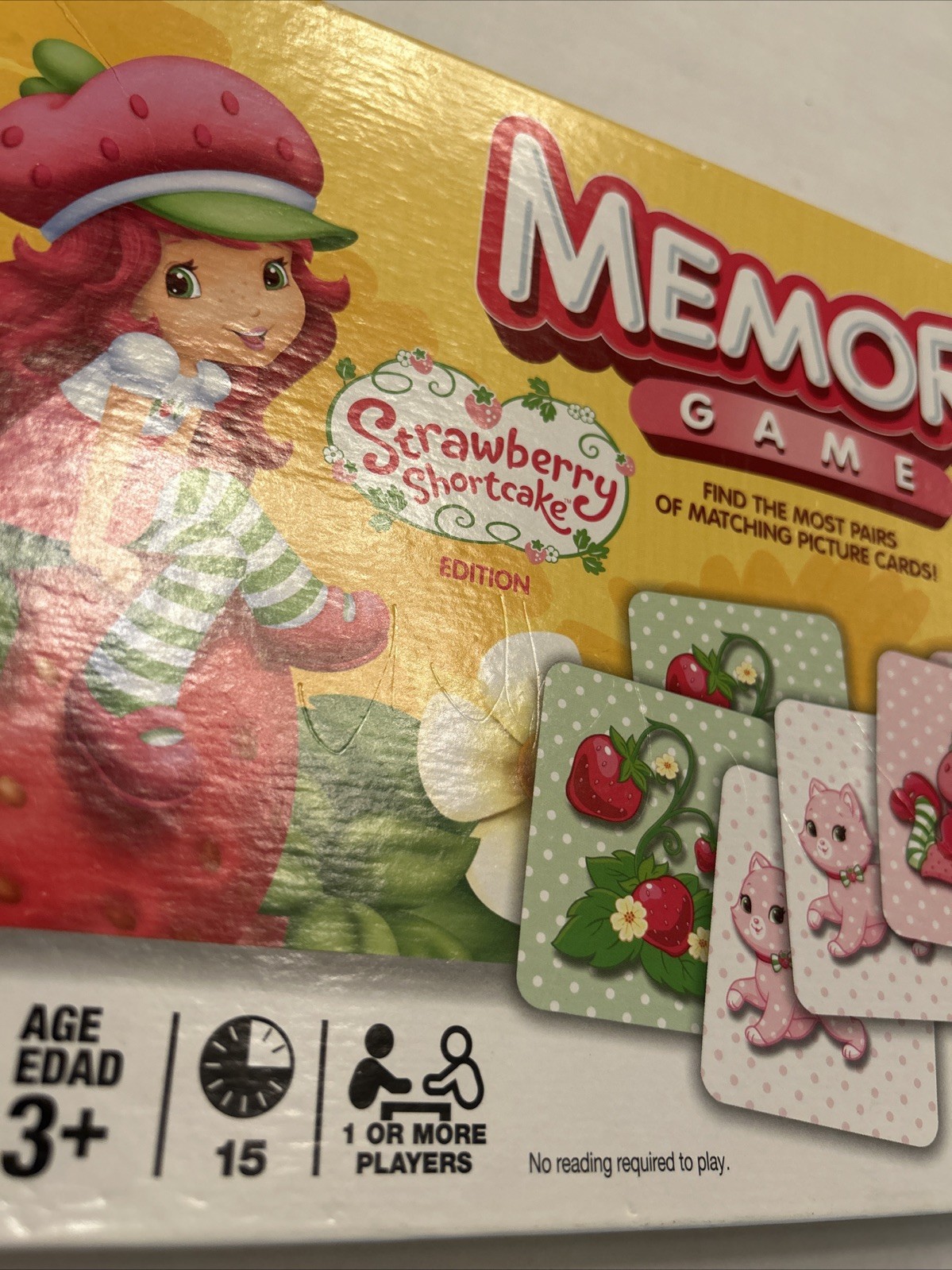 Strawberry Shortcake Edition Memory Matching Game – 2009 Hasbro Complete