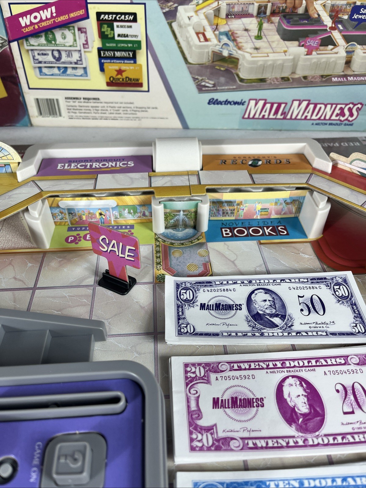 Electronic Mall Madness Milton Bradley-100% Complete w/ Working Electronic Unit
