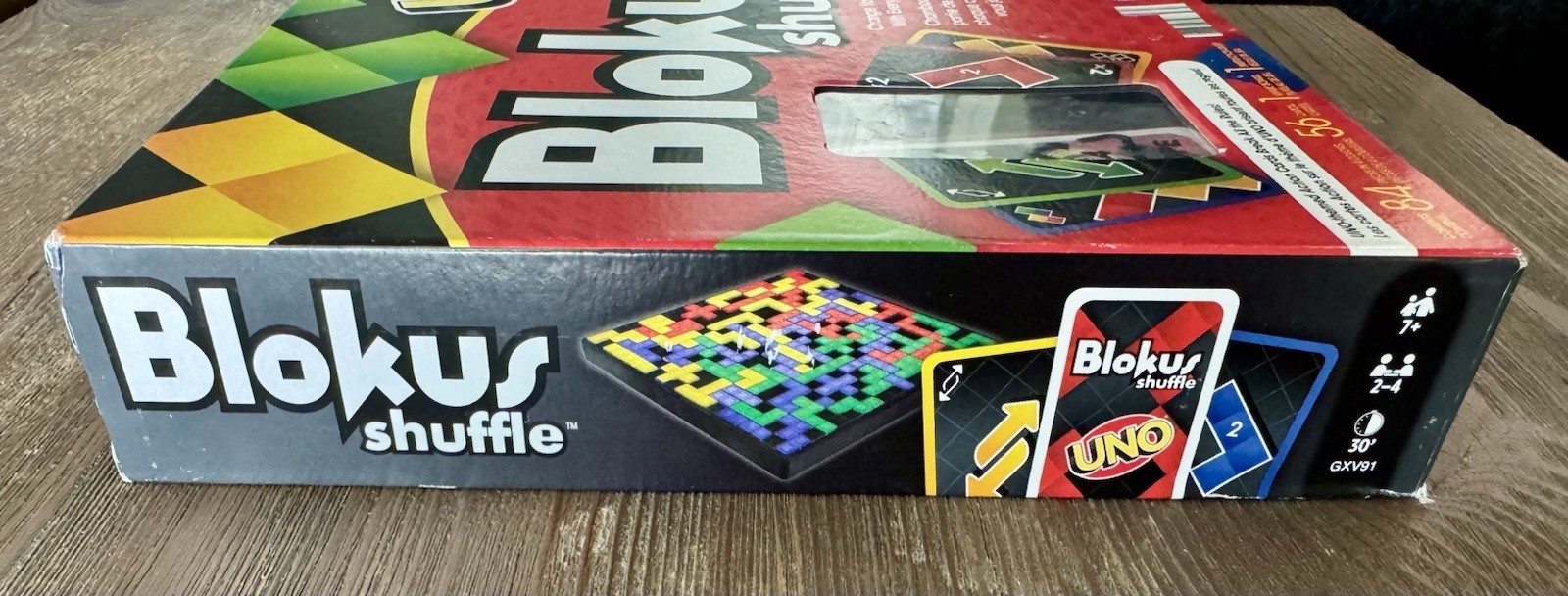 Blokus Shuffle UNO Edition Strategy Board Card Game – Complete