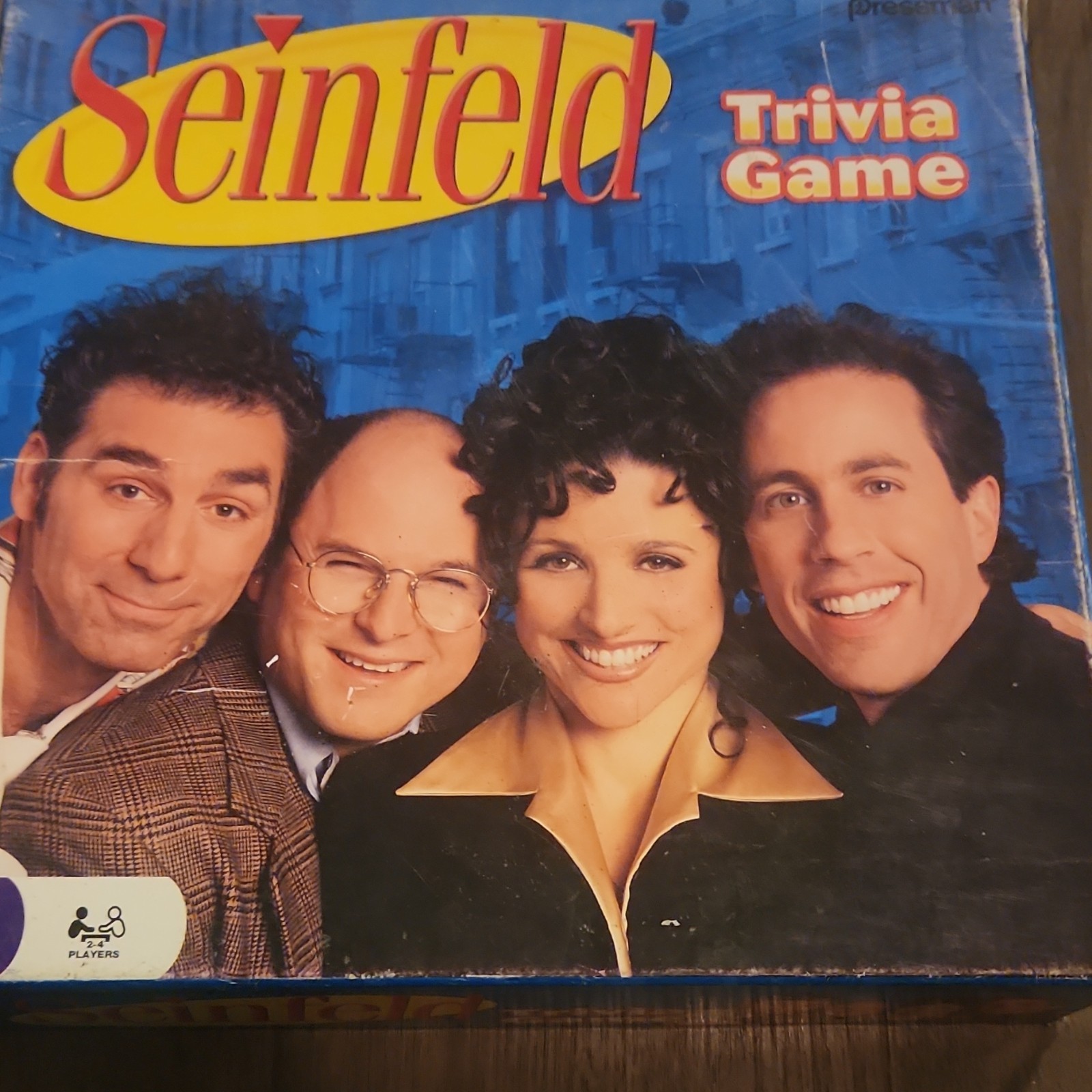 Pressman Seinfeld Trivia Game, Collectible, Custom Board, 2 Players, Adult, 2009