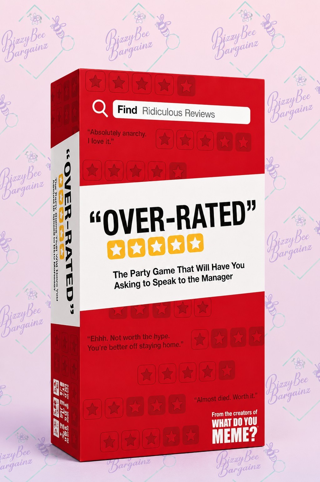 Over-Rated Adult Party Game Sealed (1084)