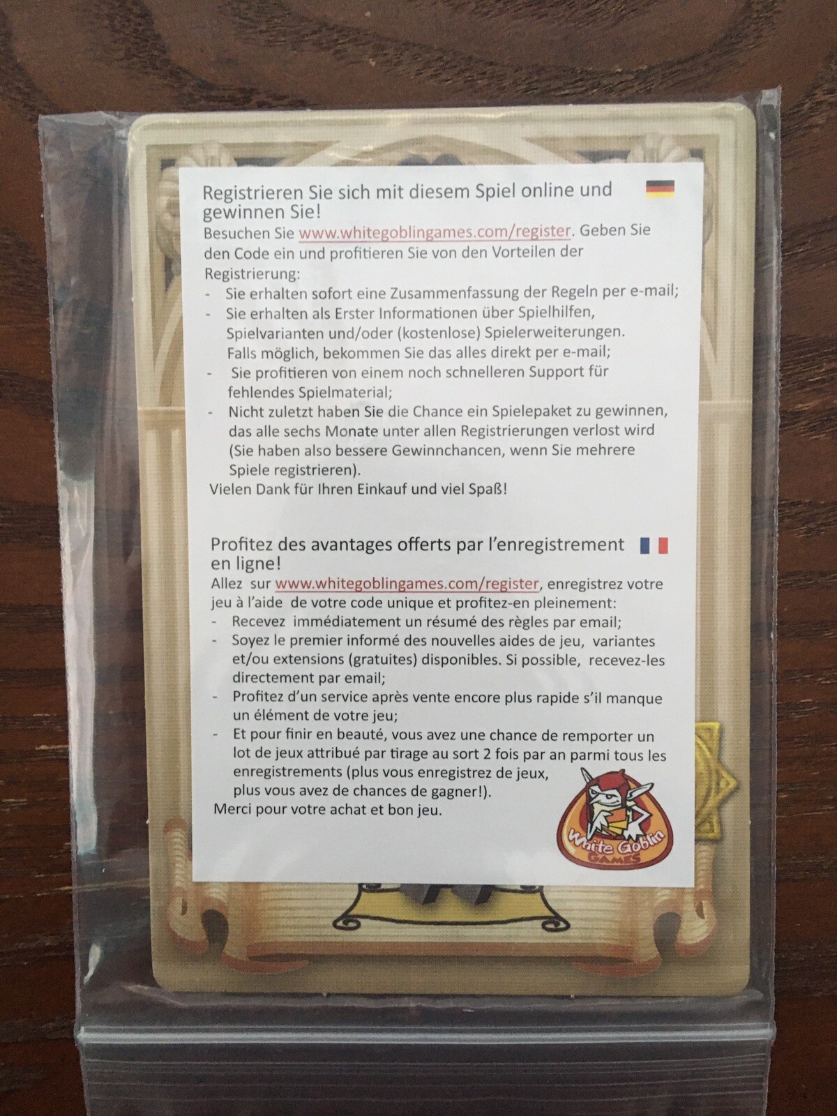 Rattus Jester Promo Card Exclusive BGG 2011 Rare New Board White Goblin Games