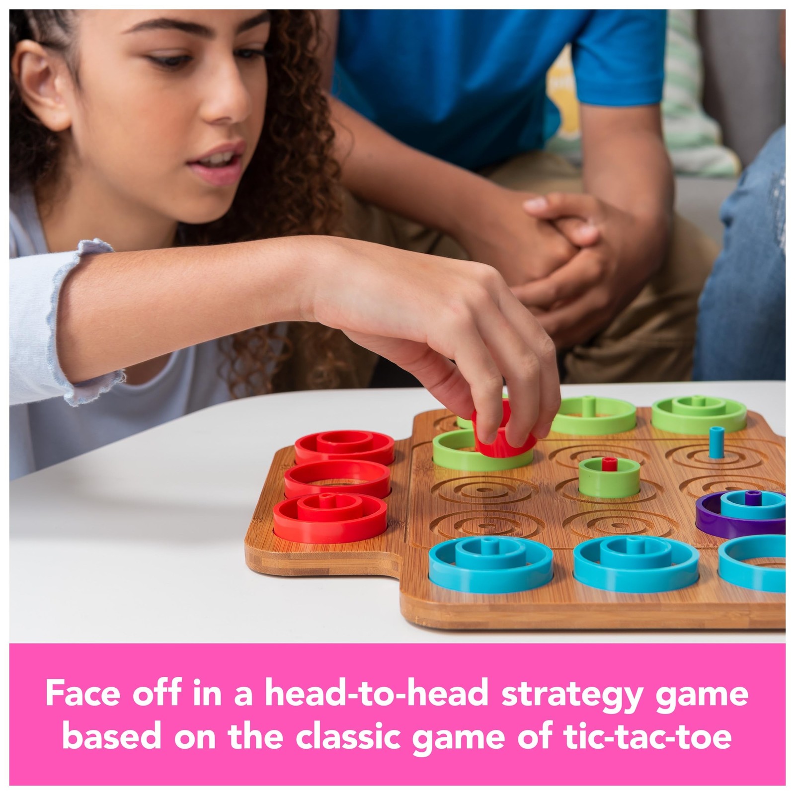 Otrio Wood Strategy-Based Family Board Game Award-Winning STEM Interactive Pu…