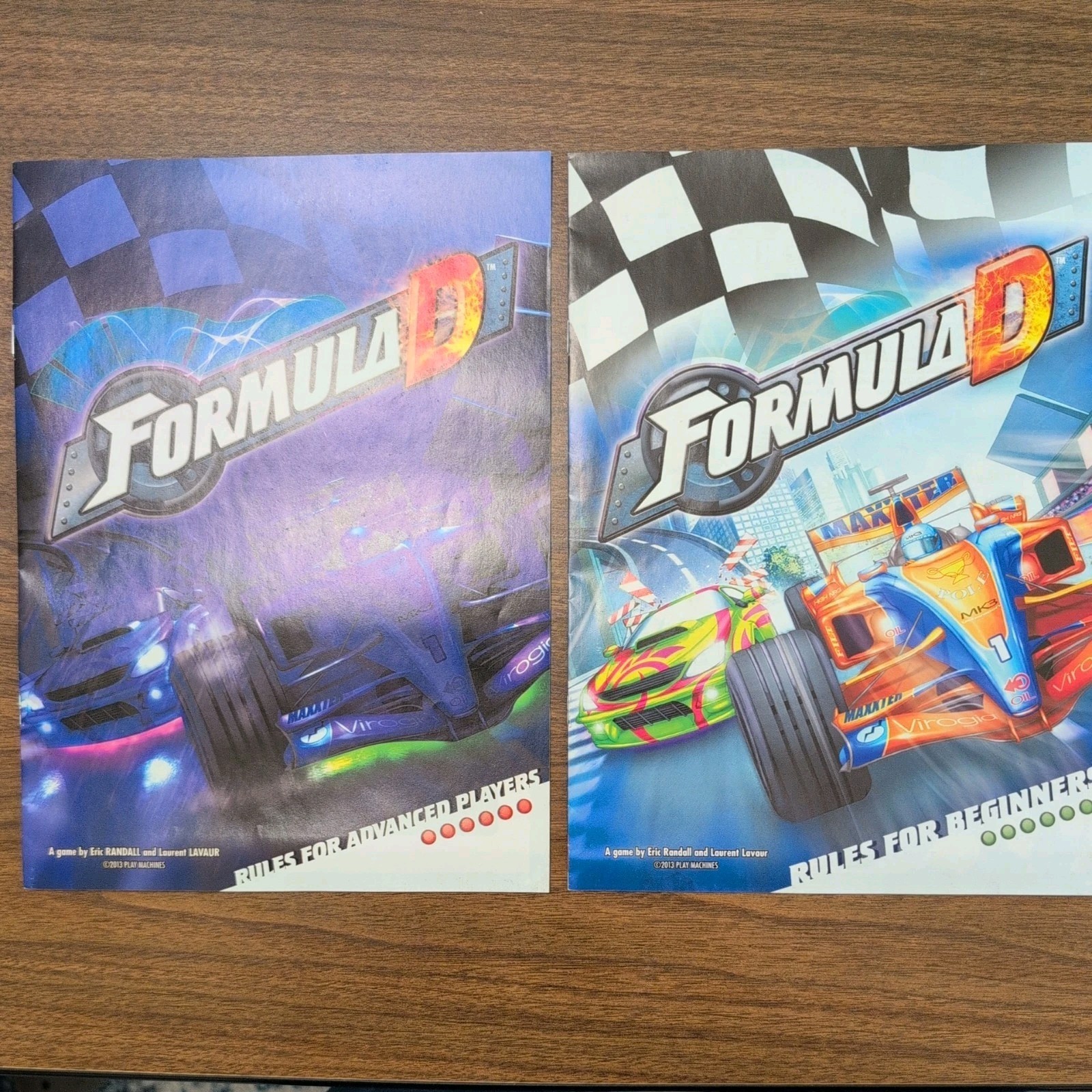 Replacement Instruction Manuals for Formula D Board Game