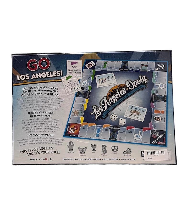 Los Angeles Monopoly Brand New Card Board Game Limited Series
