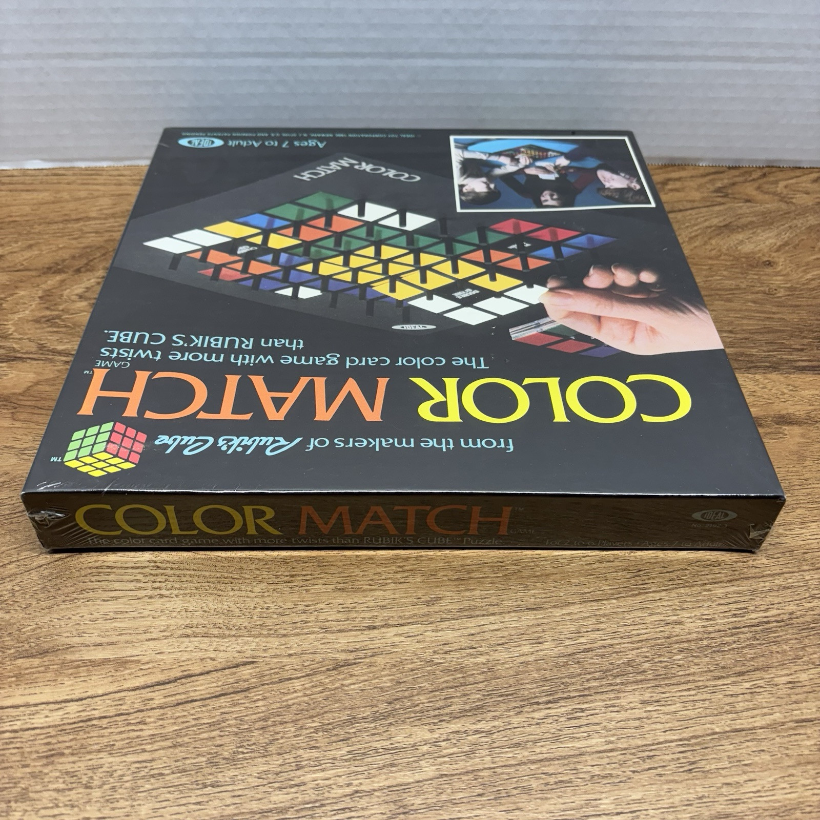 Vintage Board Game Color Match Rubiks Cube Makers Ideal 1982 * FACTORY SEALED*