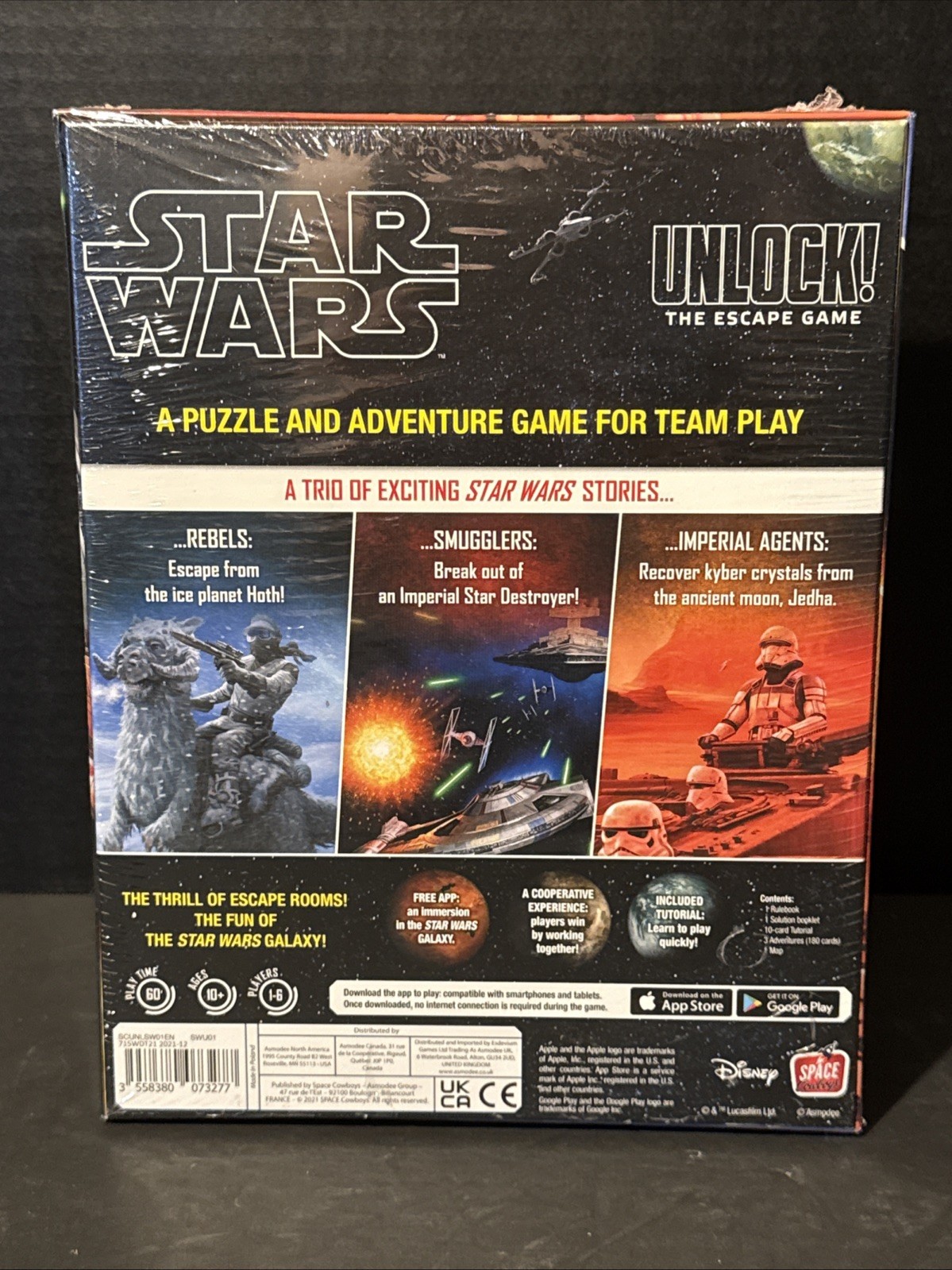 Star Wars: Unlock! – The Escape Game – NIB 10+ 4-6 Players 7C