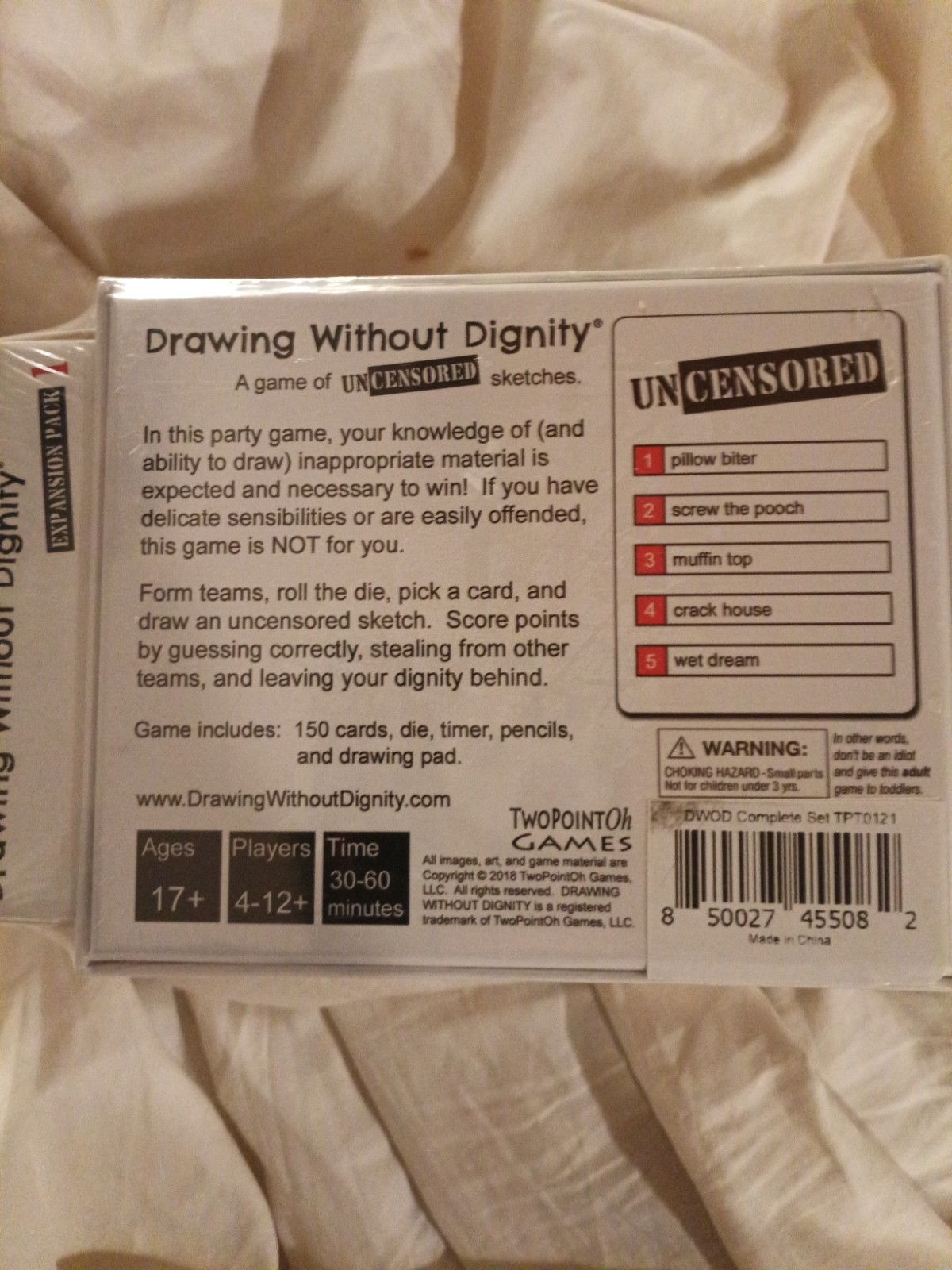 Drawing Without Dignity Adult Party Game Mega Expansion Pack 1 & 2 Sealed New