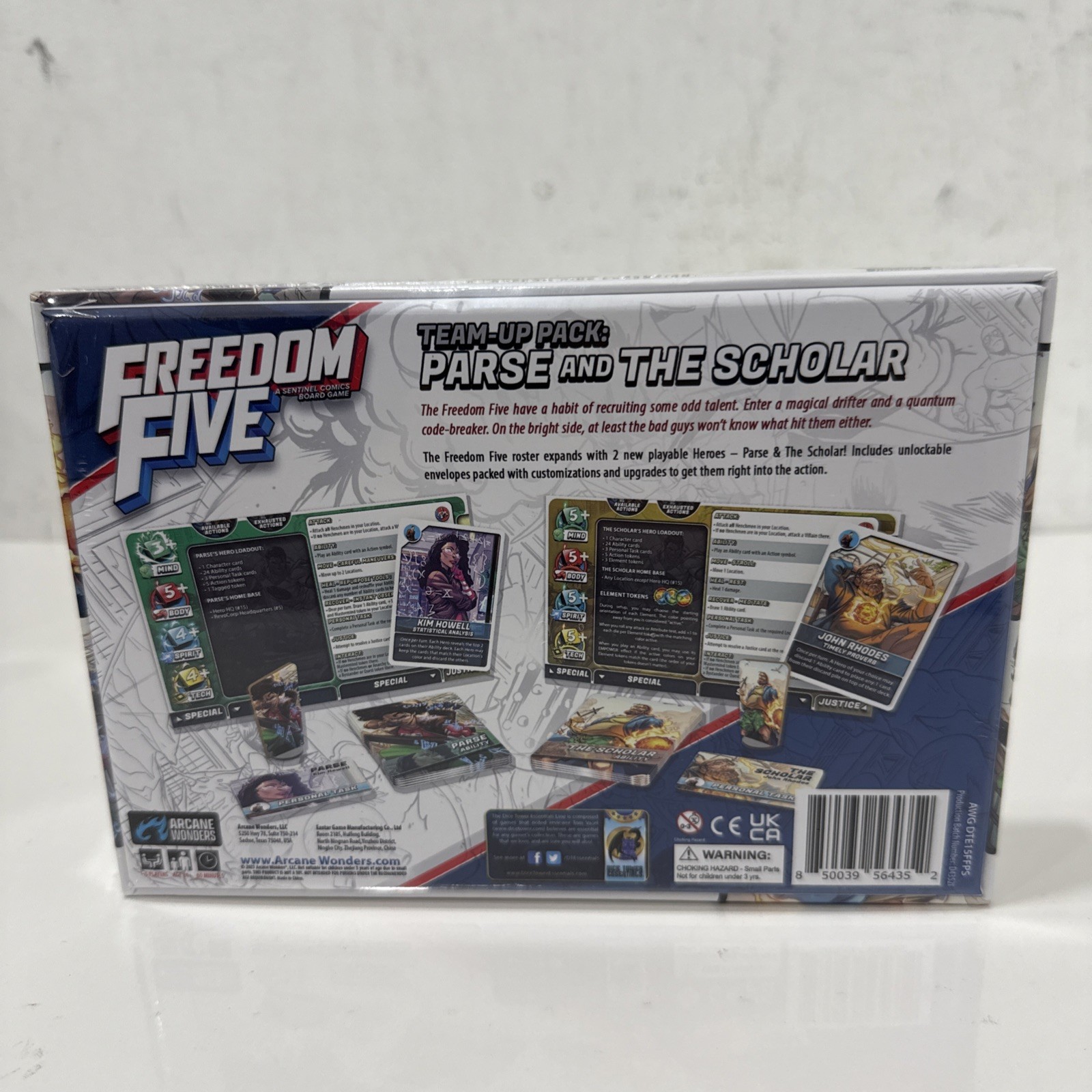 Arcane Wonders Freedom Five Team-Up Pack – Parse and the Scholar Box SW (New)
