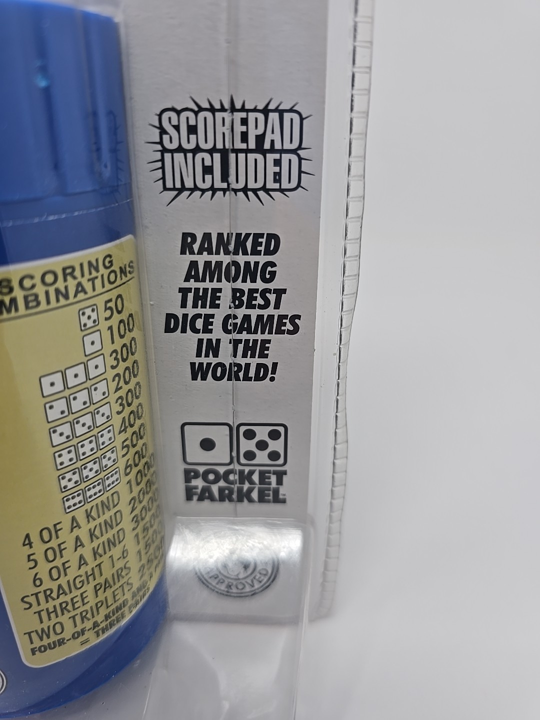 NEW – Six-Dice Farkel The Classic Game of Guts and Luck Legendary Travel Family