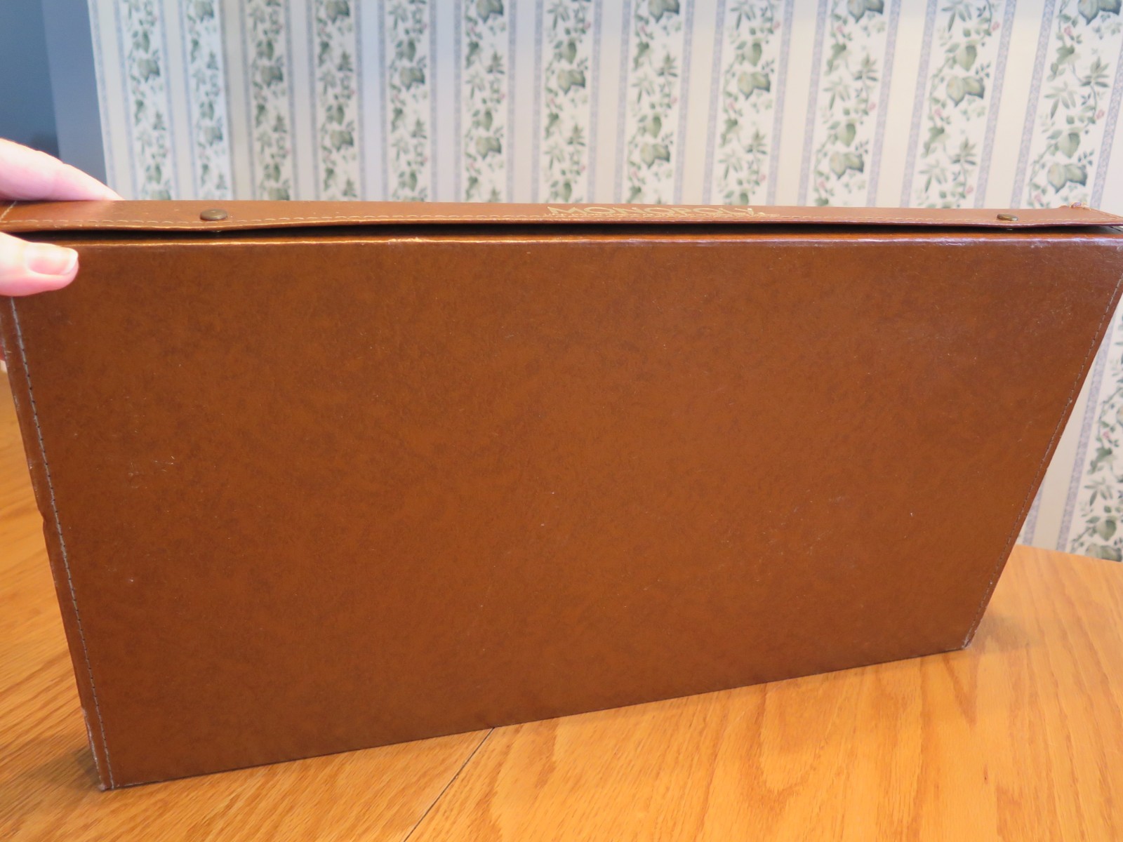 VINTAGE Monopoly Board Game 1974 Faux Leather Case Special Edition