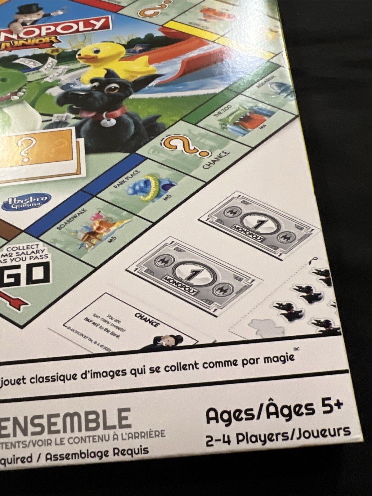 😍Colorforms Brand Monopoly Junior Game Ages 5+ As Pictures