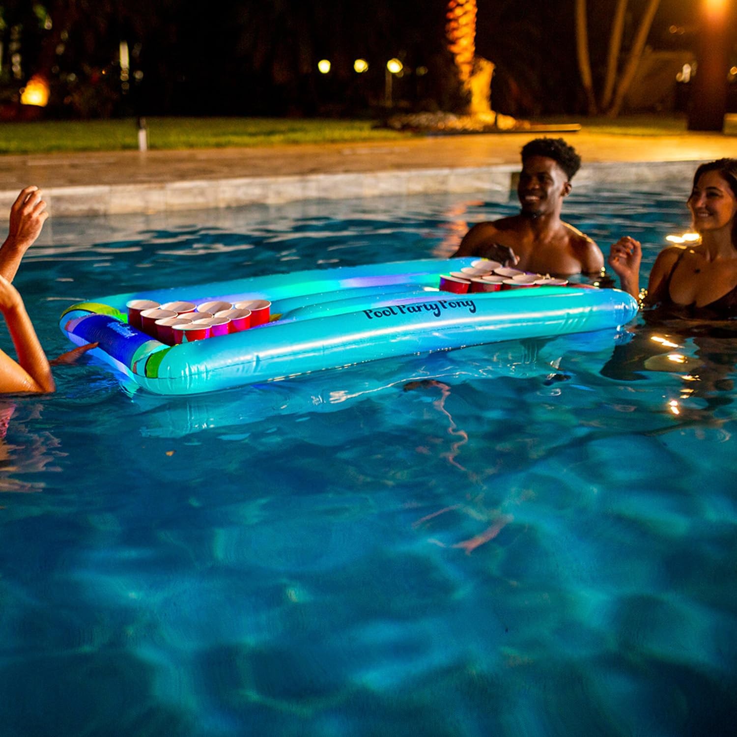 Inflatable Pool Party Pong Illuminated LED