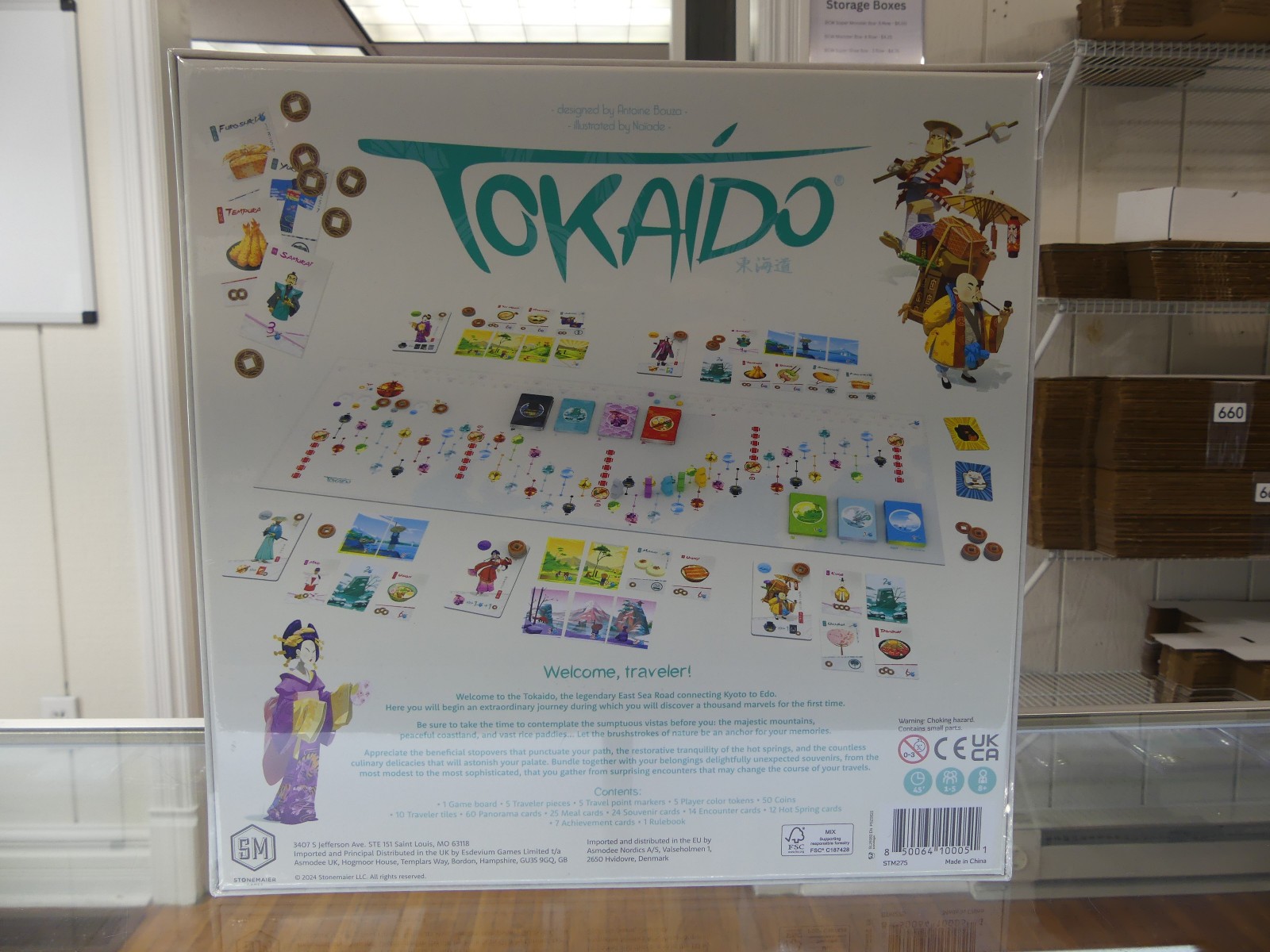 Stonemaier Games Tokaido Board Game: Strategy & War Game, 1-5 Players