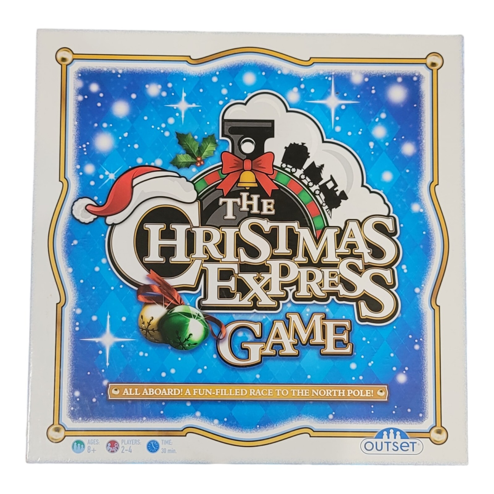 THE CHRISTMAS EXPRESS GAME Board Game COMPLETE GAME 8 Years & Up 2-4 PLAYERS