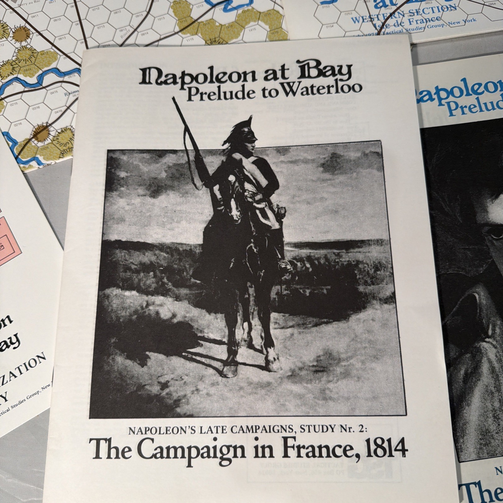 1814 Napoleon at Bay: Prelude to Waterloo Wargame, Tactical Study Group Unpunche