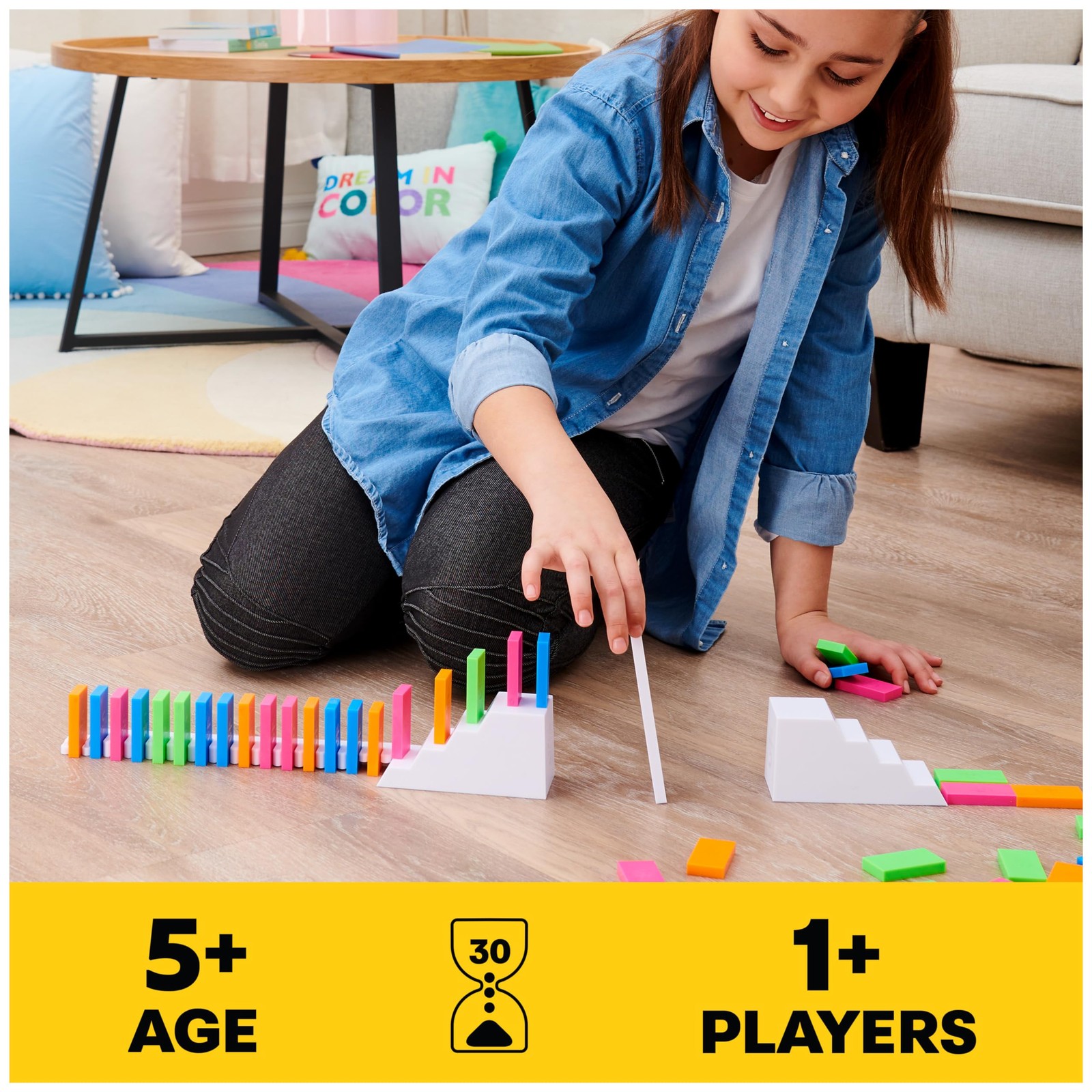 Spin Master Games, Lily Hevesh H5 Domino Creations 100-Piece Ne Toy