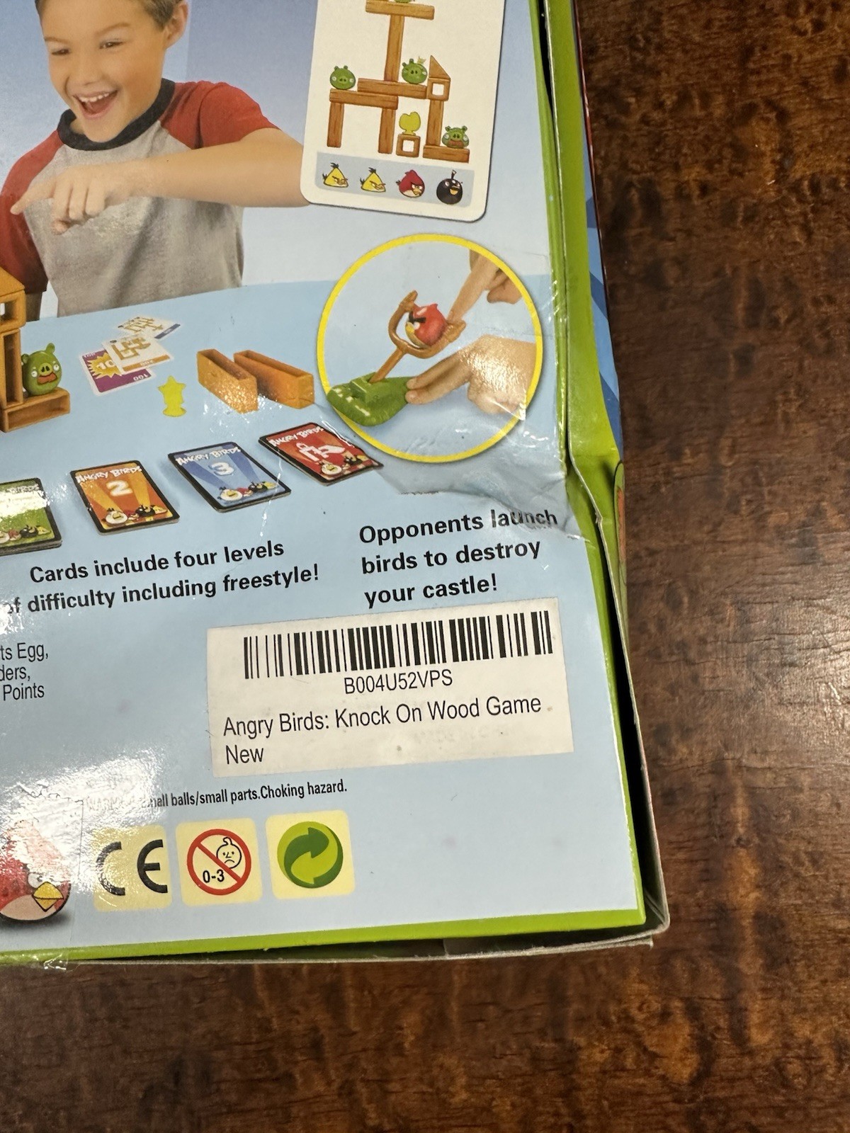 NEW SEALED 2010 Angry Birds Knock on Wood Game Mattel Complete Kids Play