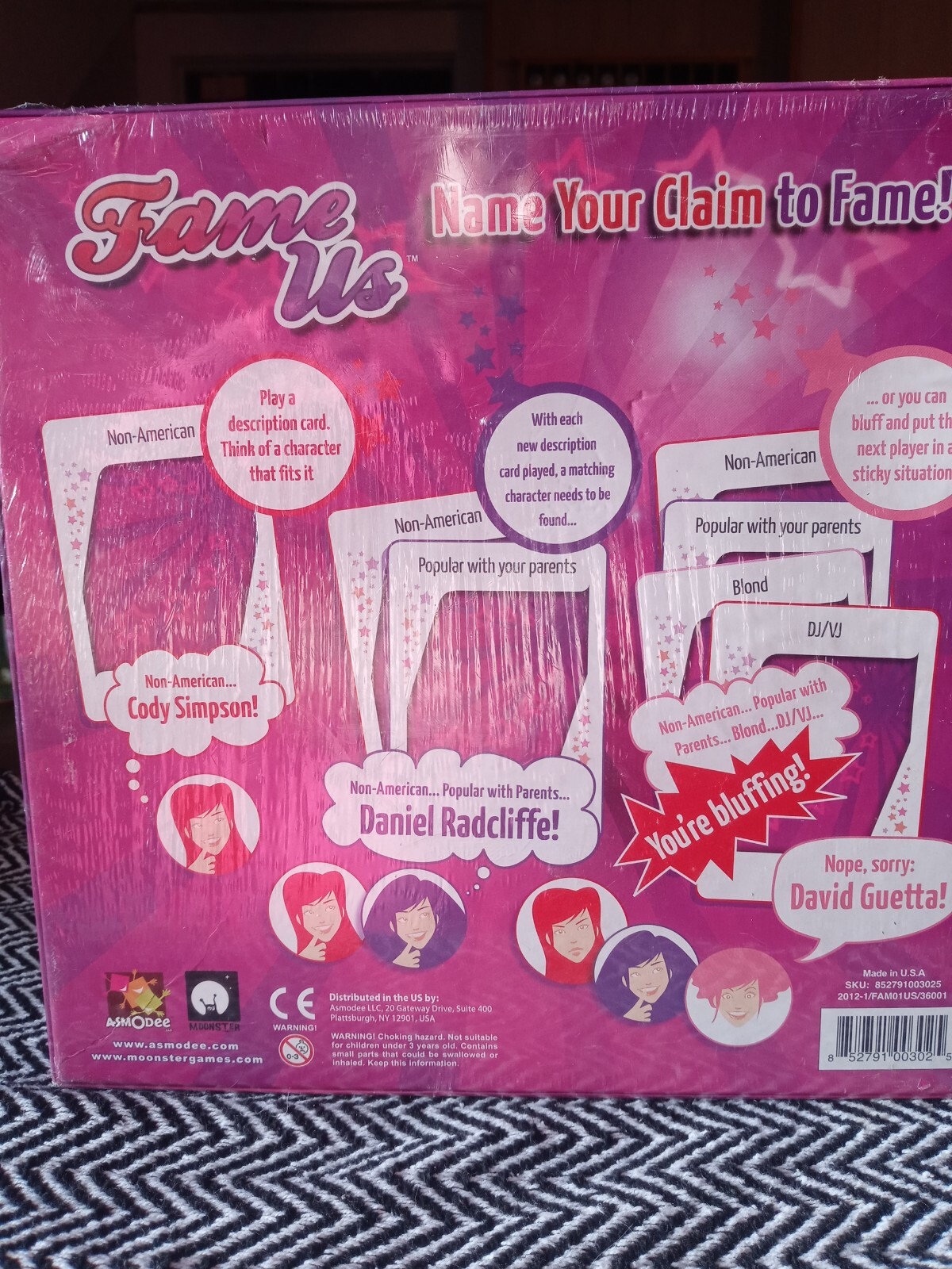 Fame Us Game.. Name Your Claim To Fame