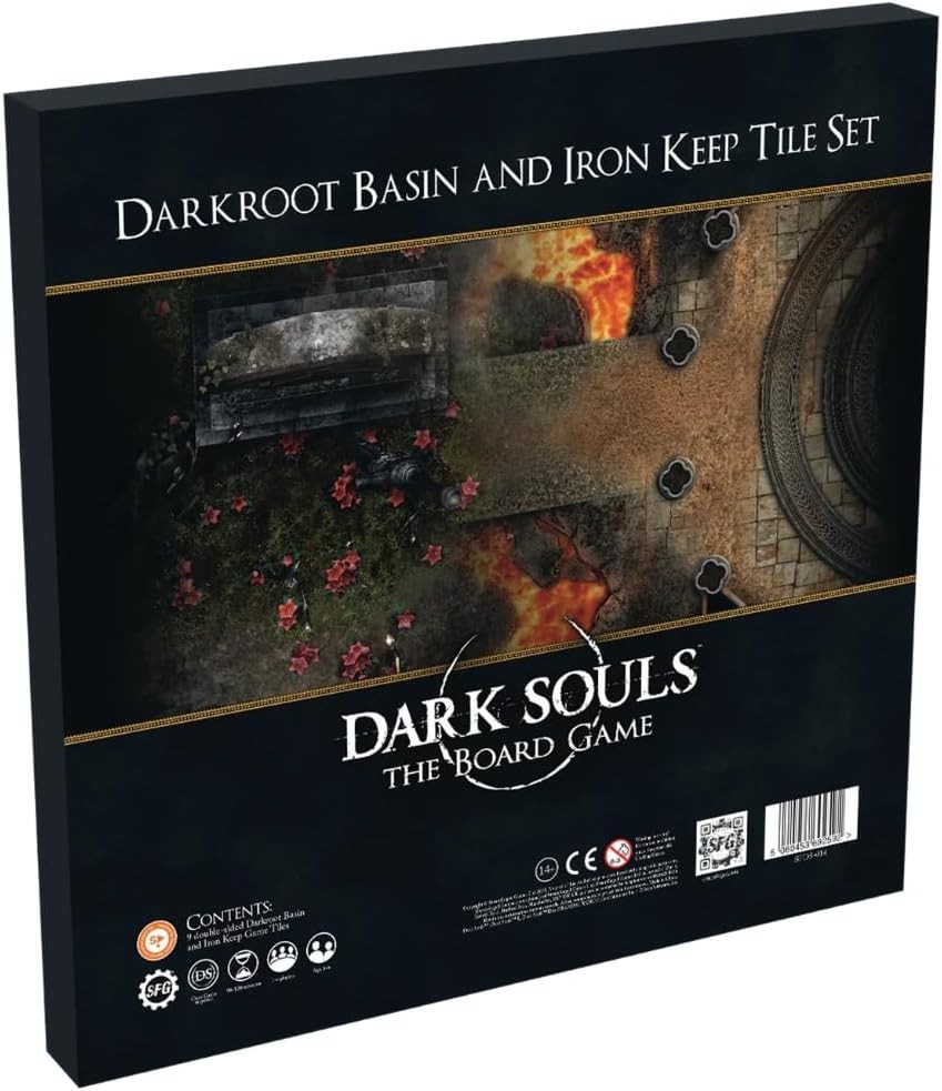 Dark Souls: The Board Game – Darkroot Basin and Iron Keep Tile Set – NEW