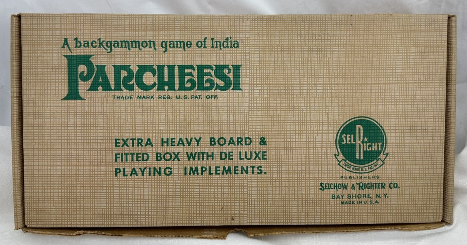 1959 Parcheesi Game Deluxe Edition by Selchow & Righter Complete in Great Cond