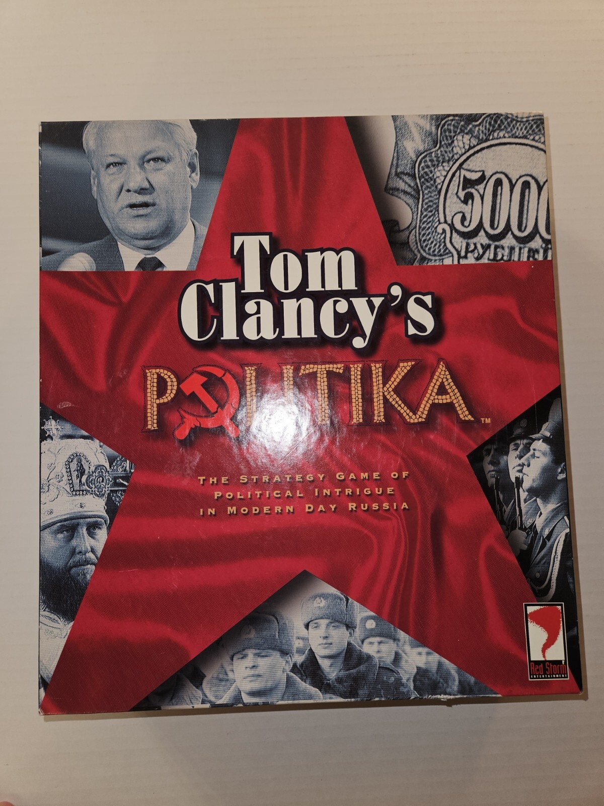 Tom Clancy’s Politika Board Game 1997 Russia USSR Red Storm Entertainment