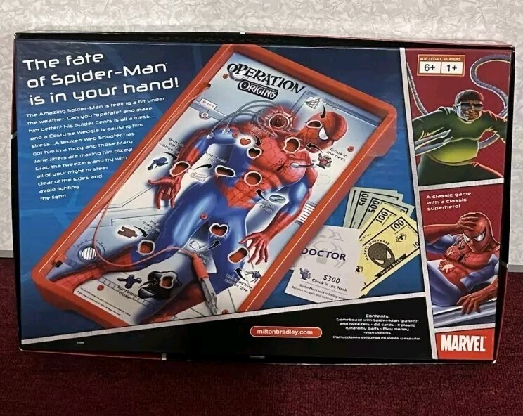 Hasbro Spider-Man Origins Operation Game 2006 Marvel