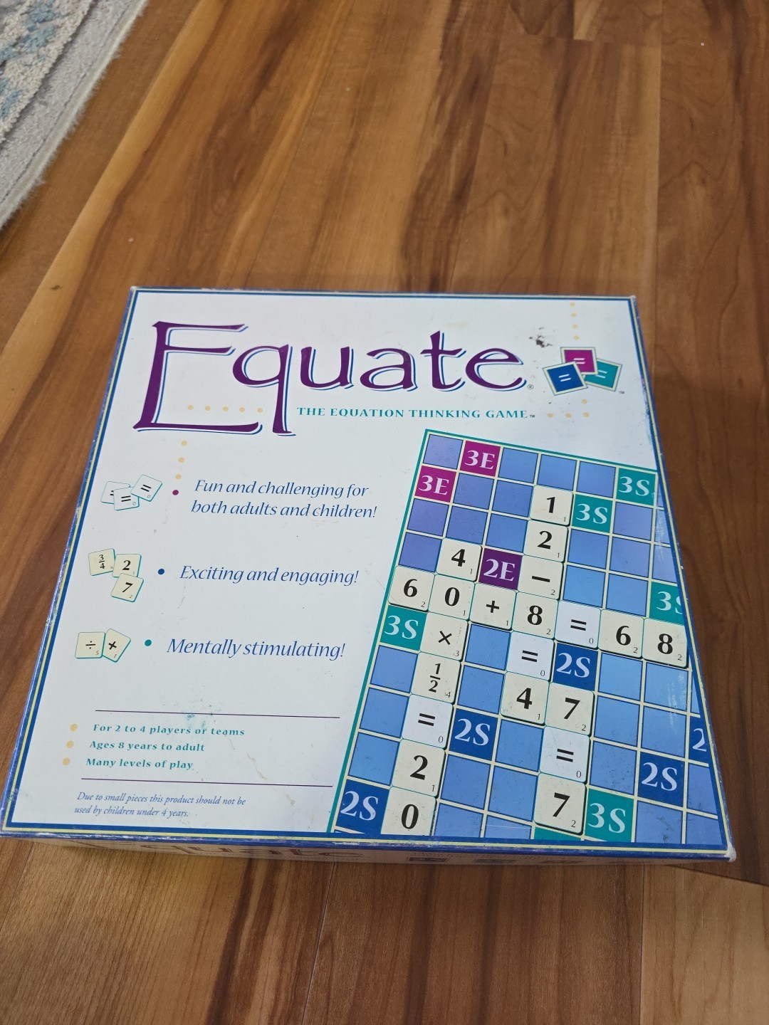 Equate The Equation Thinking Game Complete Math Board Game 01001 Excellent VGC