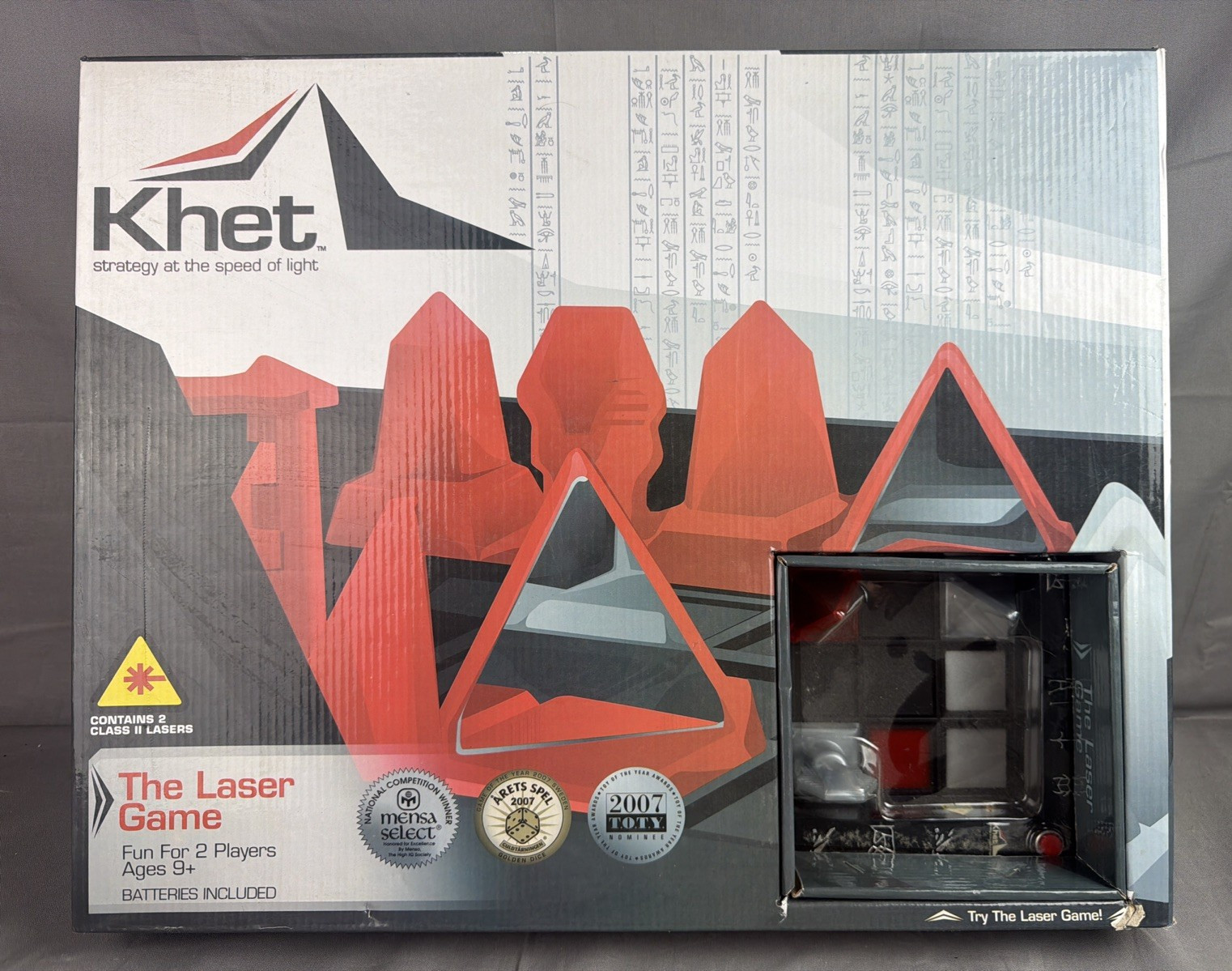KHET Laser Strategy Board Game w/ 3D Tower of Kadesh Expansion Mensa Winner NEW