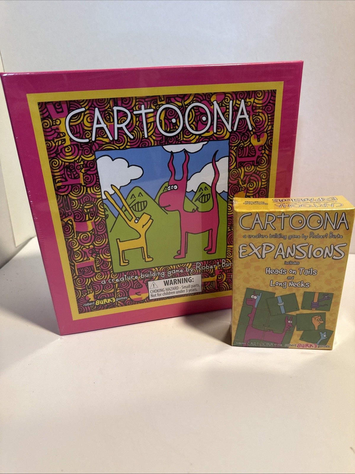 Cartoona Creature Building Game – Robert Burke Gamesalute New W/expansions