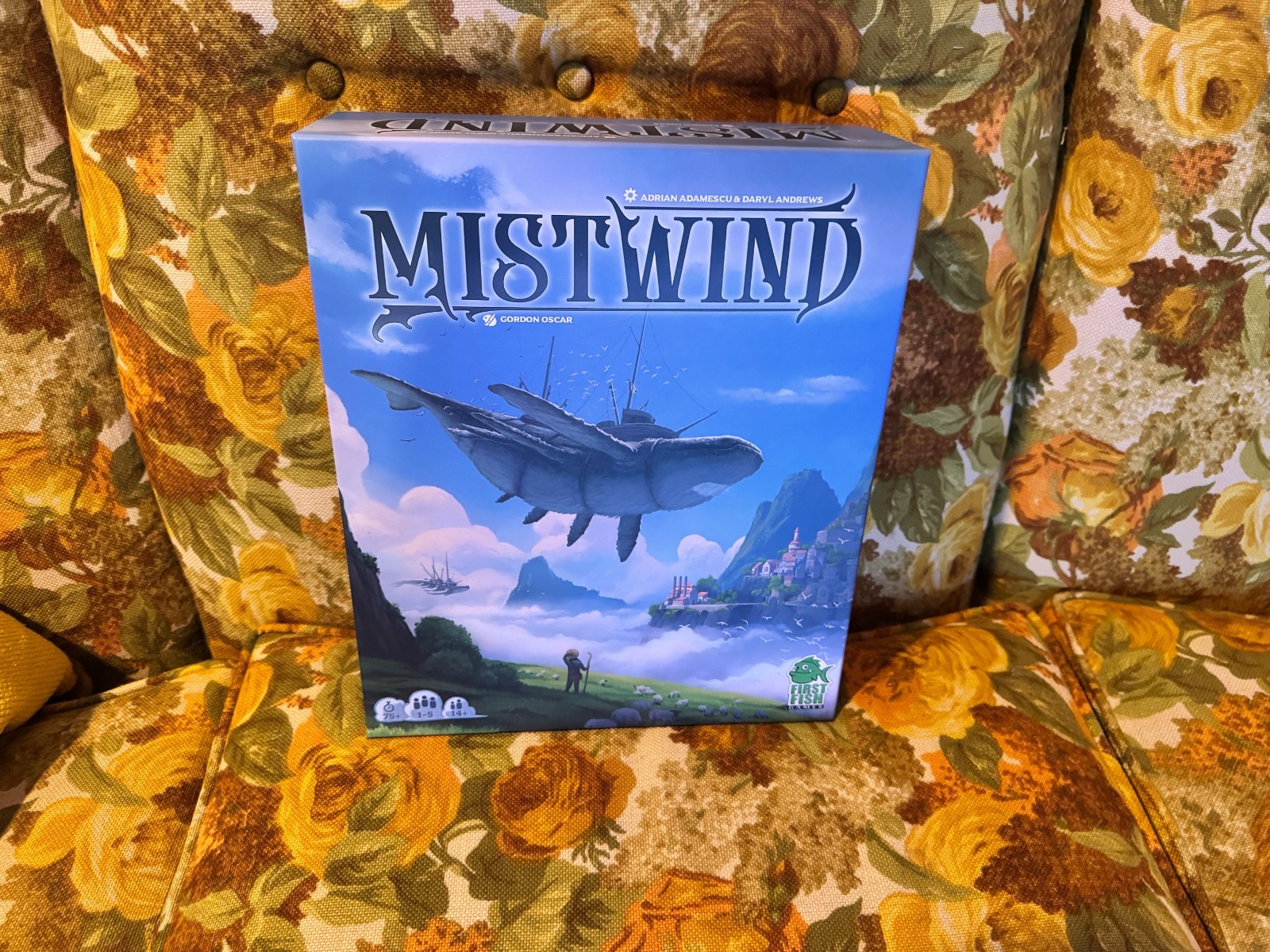 Mistwind Board Game by First Fish Games Complete Near Mint