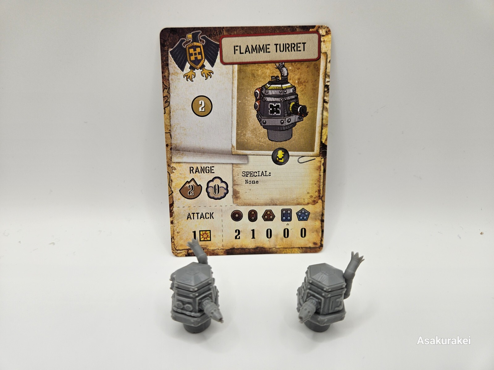 Rivet Wars – Flamme Turret (Plug) w/ Card