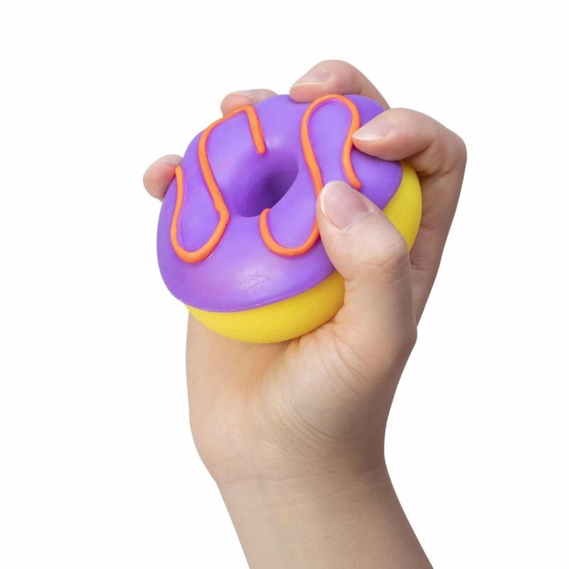 PURPLE – NeeDoh Viral DohNut Squishy Stress Ball Swirl Donut Schylling NEW