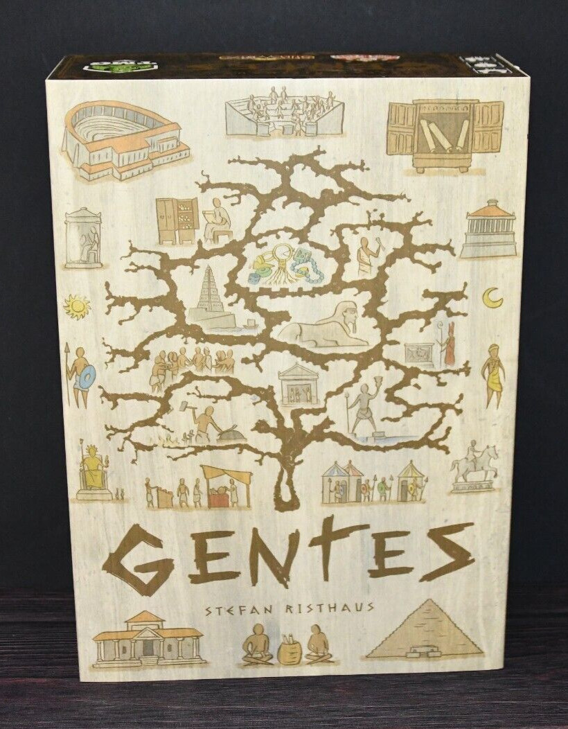2018 Gentes Board Game Tasty Minstrel Games With Insert VG+