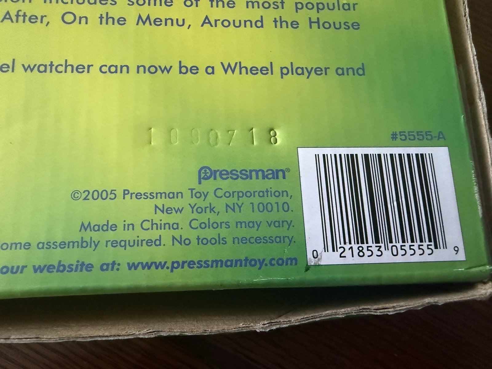 WHEEL OF FORTUNE Board Game by Pressman 2nd Edition All Puzzles Pieces COMPLETE