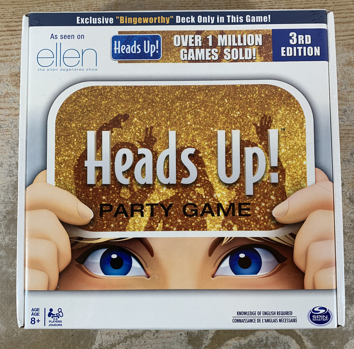 New Heads Up! Party Game 3rd Edition As Seen on the Ellen Degeneres Sealed