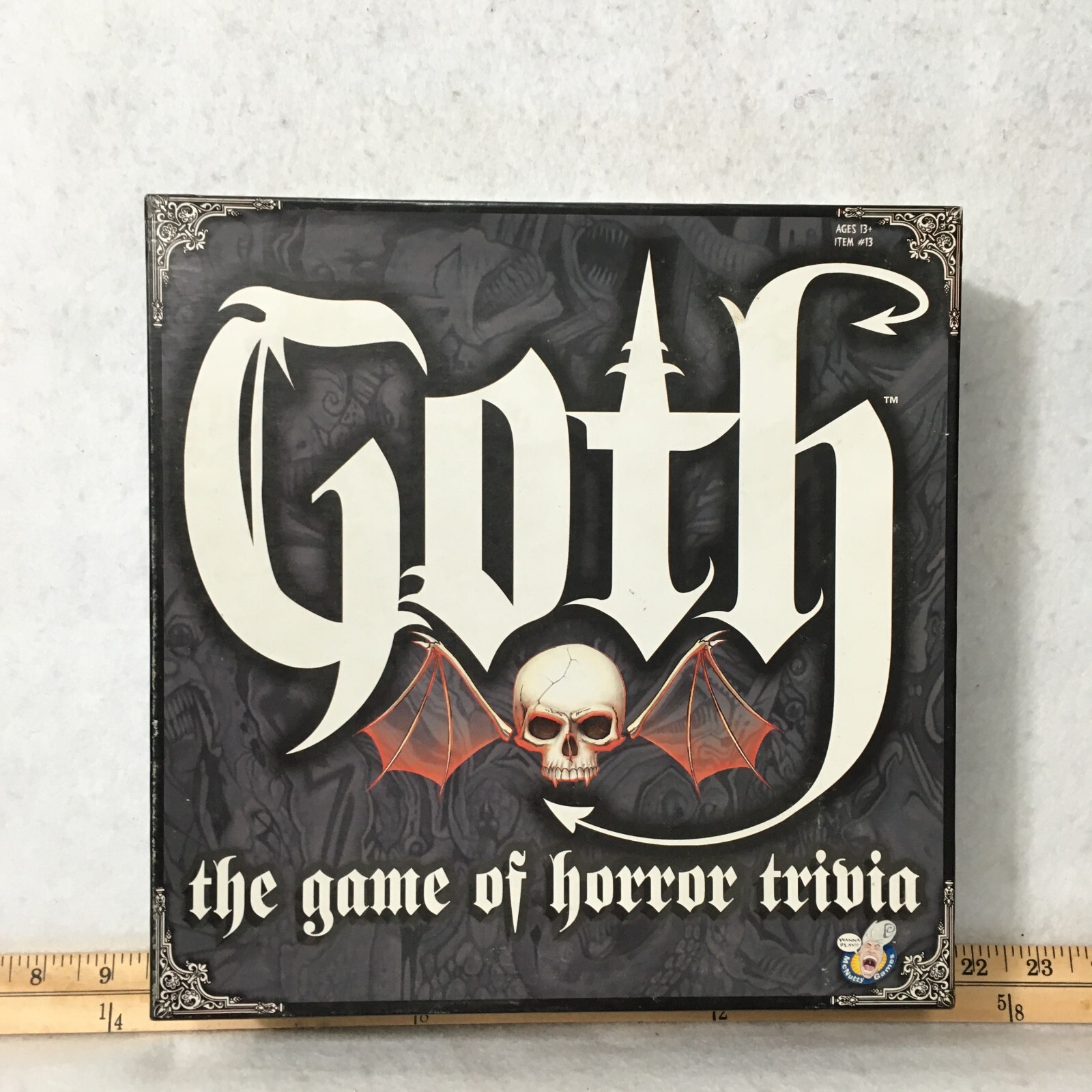 Goth The Game Of Horror Trivia Board Game 2002 Cult Halloween