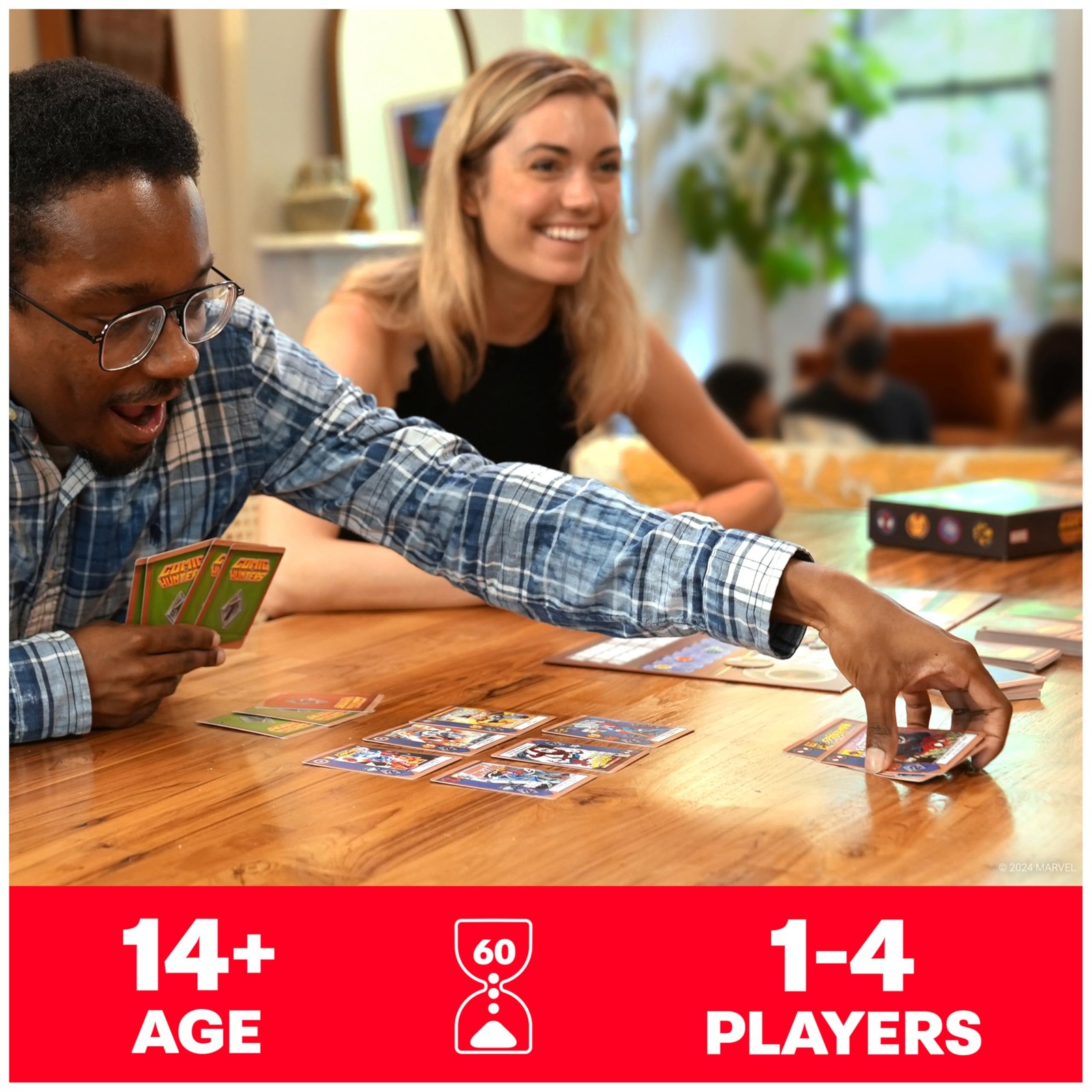 Marvel Comic Hunters Card Game – Strategy for 1-4 Players, Ages 14+