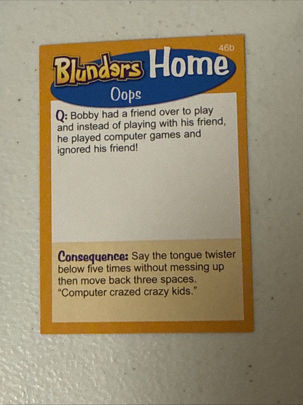 Blunders Board Game, Patch Products – Learning Manners Game-For Ages 5+ COMPLETE