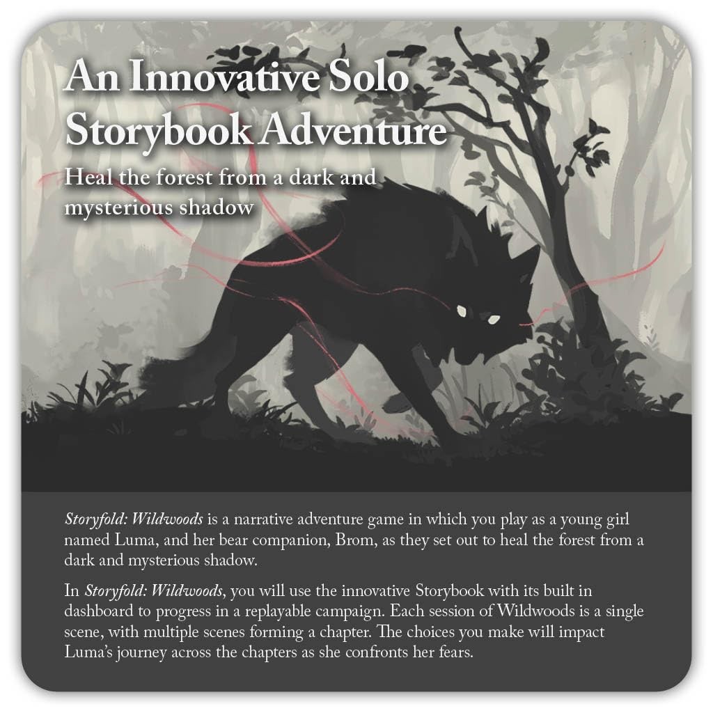 Oomm Games Storyfold Narrative Adventure Board 1 Player Board Storybook