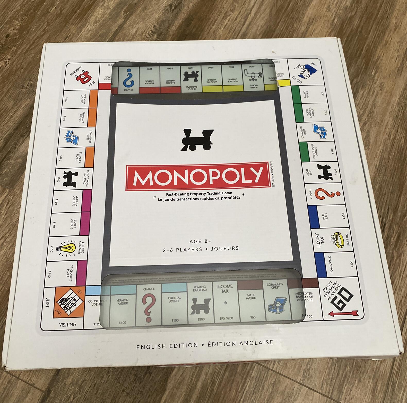 Monopoly Deluxe Tempered Glass Edition Gameboard by WS Game Company Hasbro