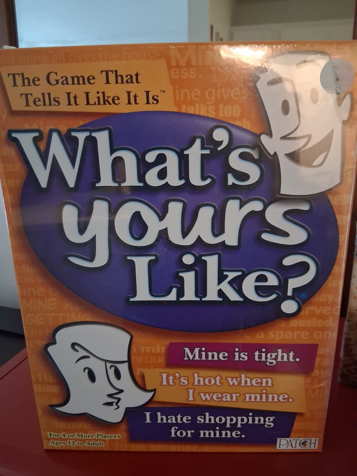 Patch Products What’s Yours Like? Humor Party Word Game 12+ 4+ Players Complete