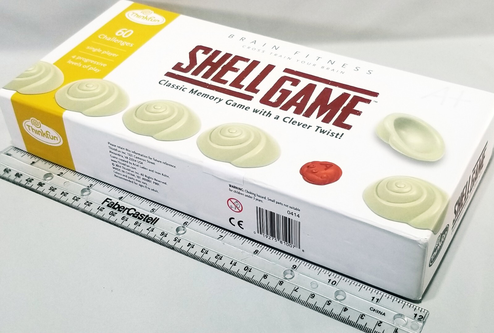 Shell Game ThinkFun Brain Training Memory Improvement Logic Puzzle ▪︎ New Sealed