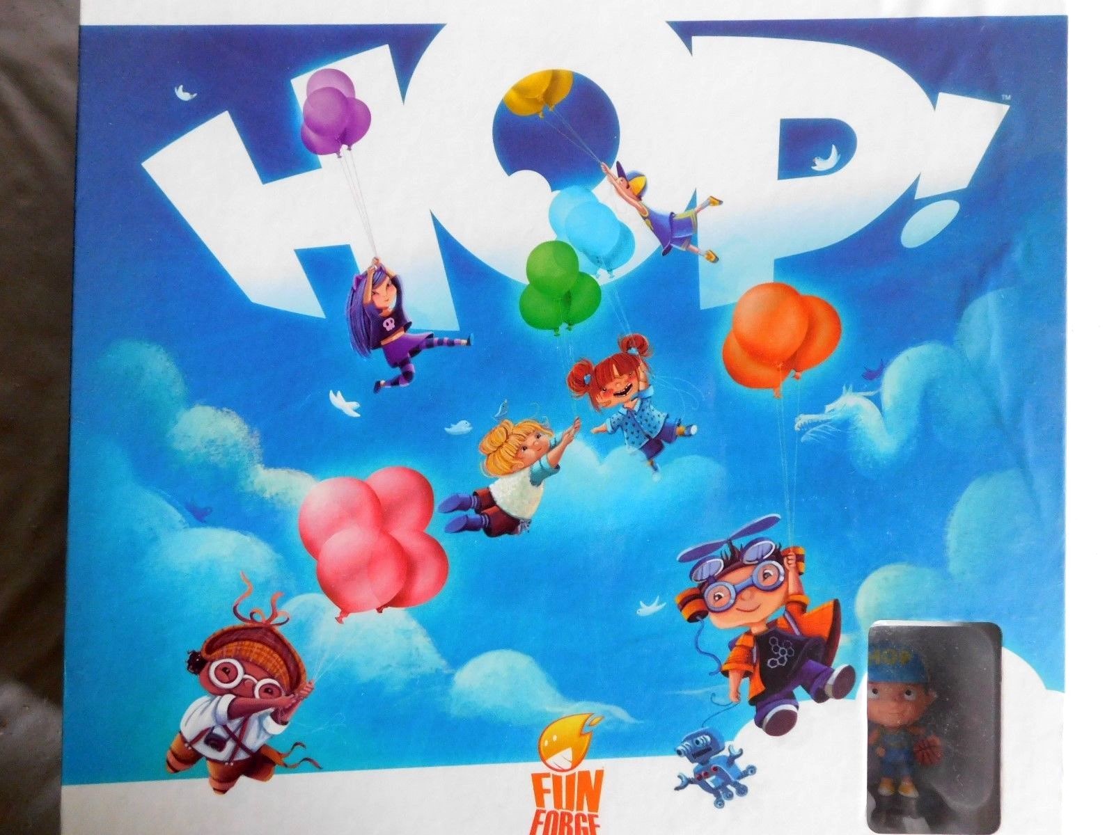 HOP! Fun Forge 3D gameboard Board Game w Painted Mini Figures NEW & Sealed RARE