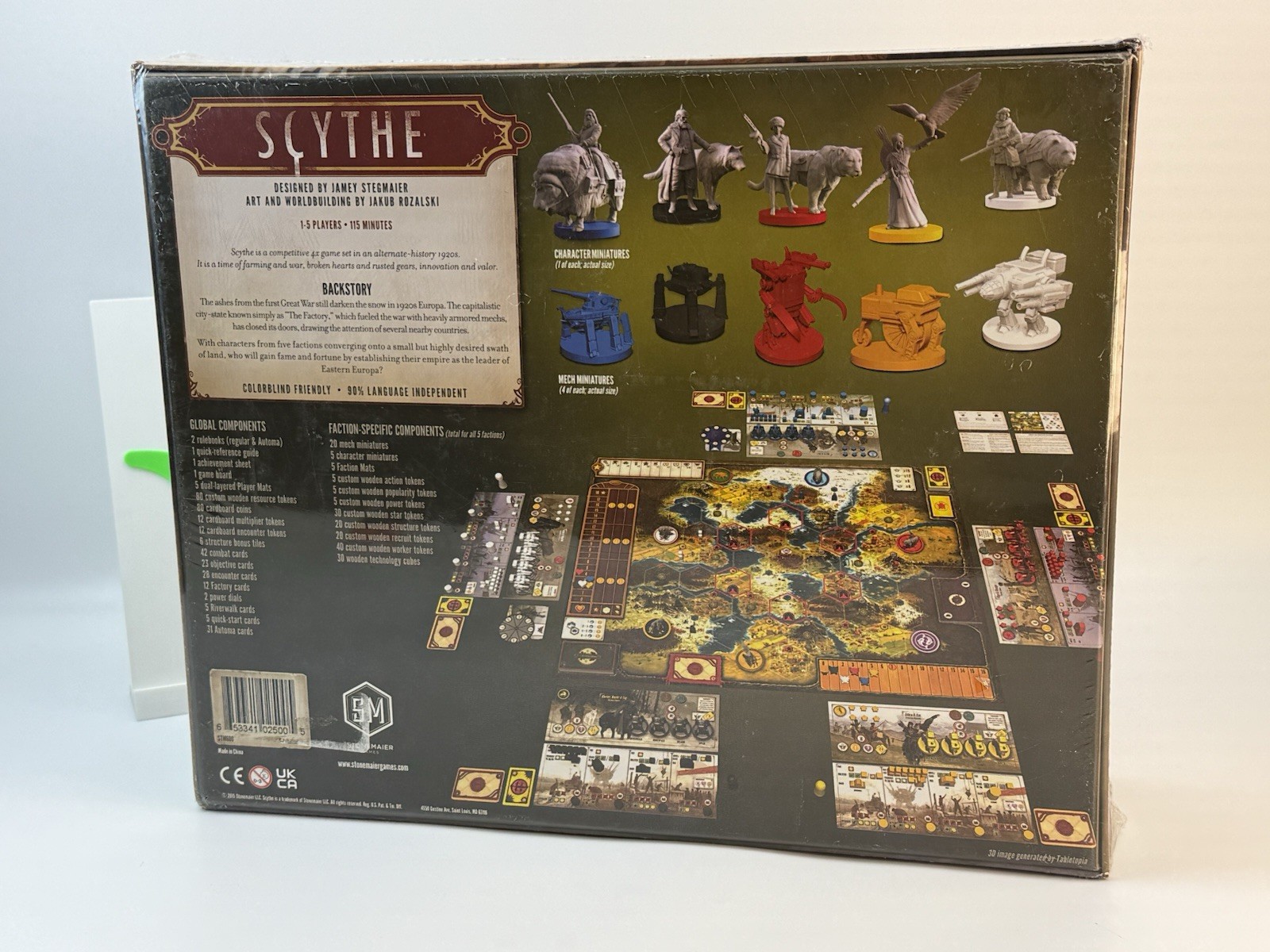 Stonemaier Games Scythe Board Game – STM600 1-5 Players Brand New Sealed