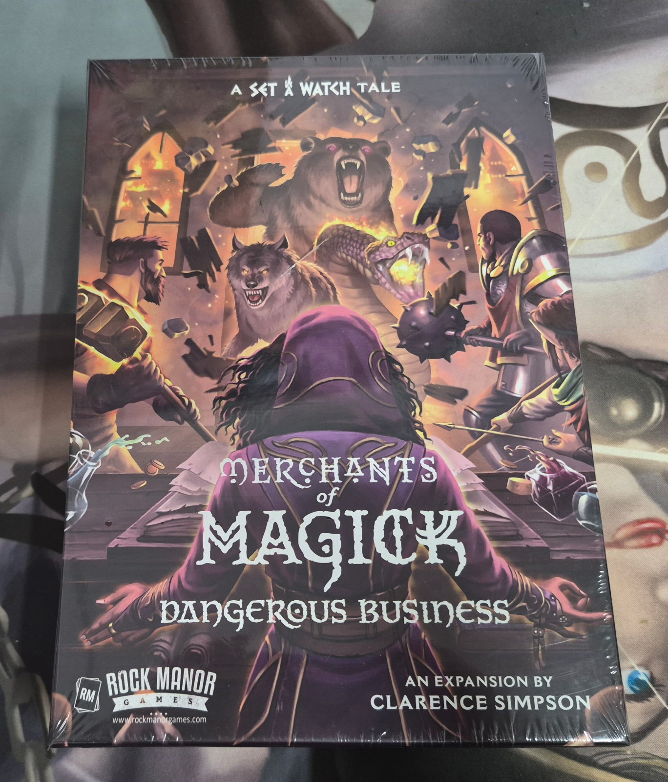 Set A Watch Board Game BUNDLE! Base Game+Merchants of Magic+Expansions